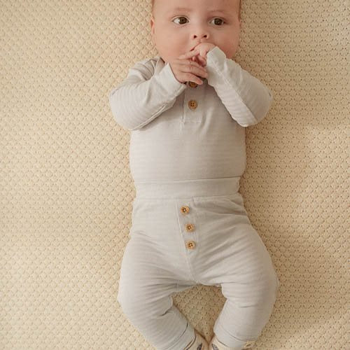Romper long sleeve - Blue - Forest Friends