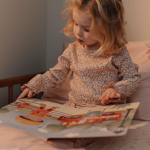Two -part pajamas - pink - Fairy Garden - Fairy Floral