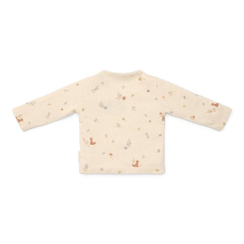 Shirt long sleeve - Sand - Forest Friends - All over print