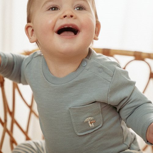 Shirt long sleeve - Blue - Forest Friends
