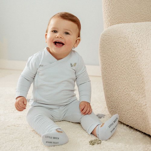Shirt wrap long sleeve - Blue - Forest Friends