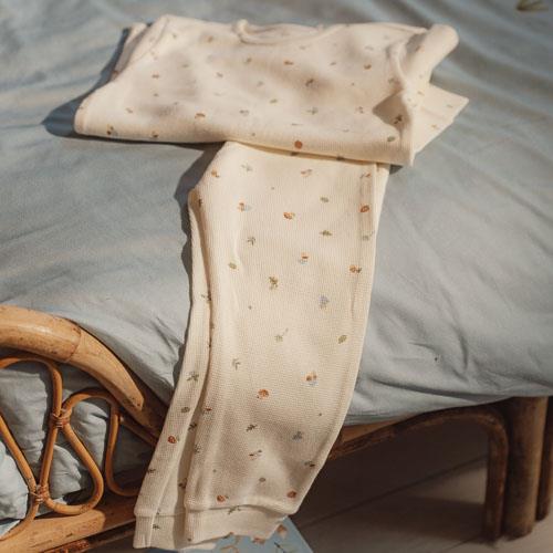 Two-piece pajamas - White - Forest Friends - Forest Treasures