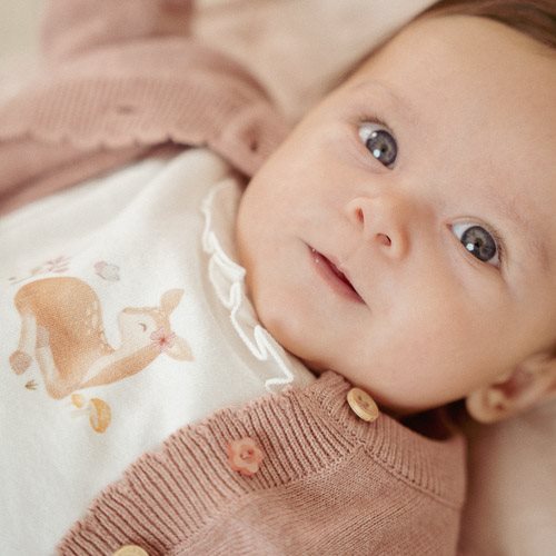 Shirt long sleeve - Ruffles - White - Fairy Garden