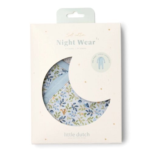 One-piece pajamas - Blue - Forest Friends - Forest Adventure