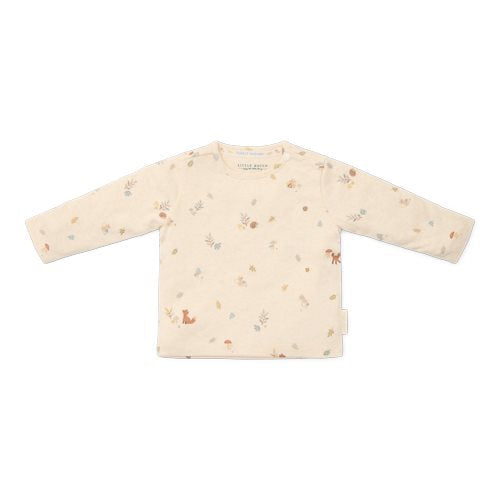 Shirt long sleeve - Sand - Forest Friends - All over print
