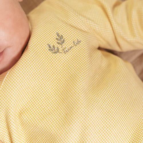 Shirt wrap long sleeve - Yellow - Little Farm