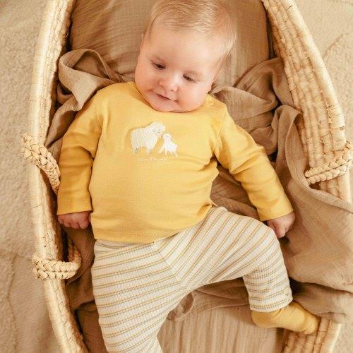 Shirt long sleeve - Yellow - Little Farm - Print