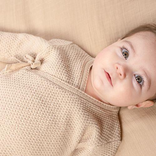 Romper - Sand - Newborn Naturals