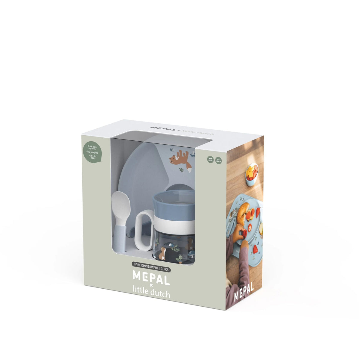 Set Baby Tableware 3-Piece Forest Friends
