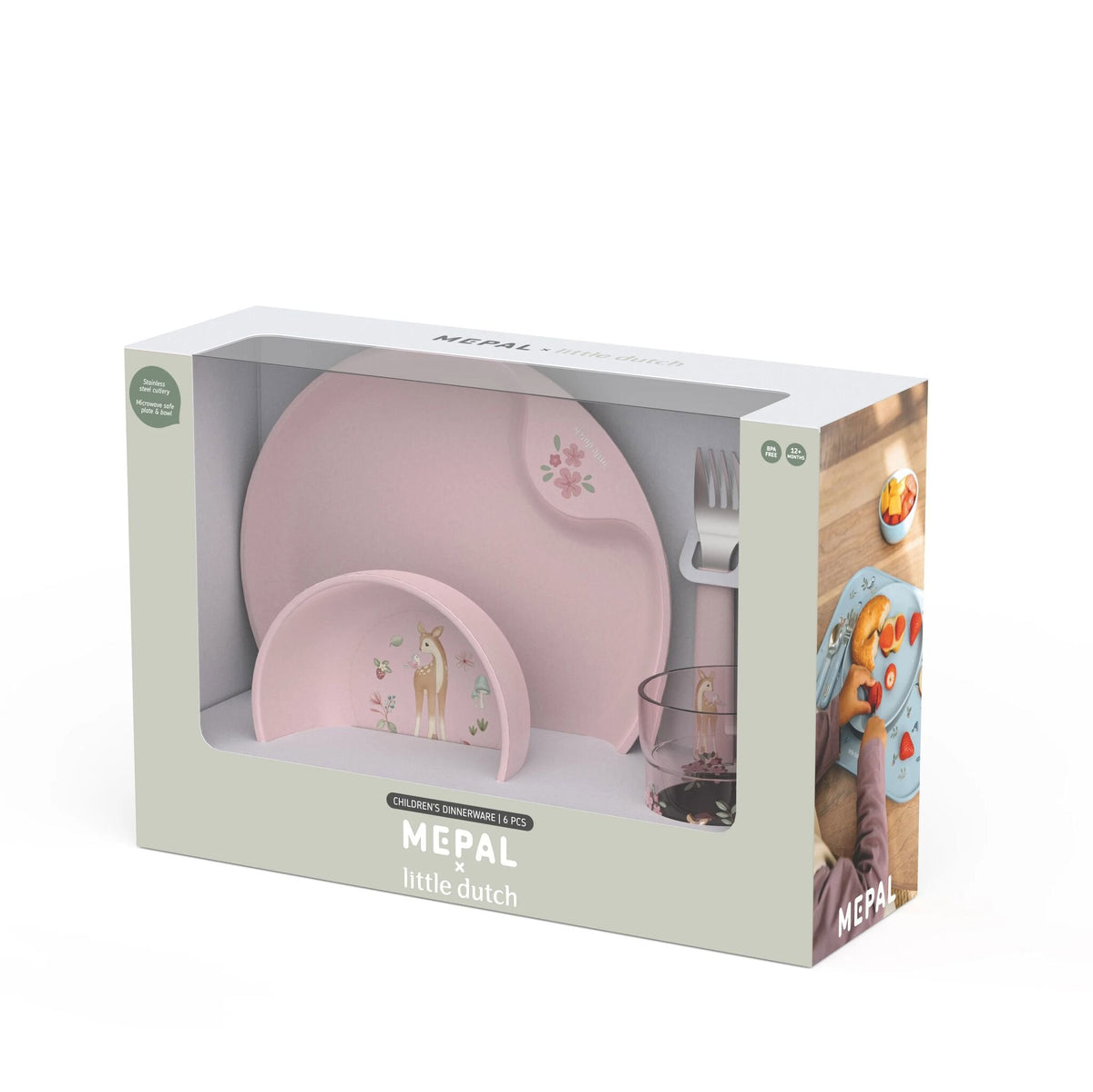 Set Children's Tableware 6-Piece Fairy Garden