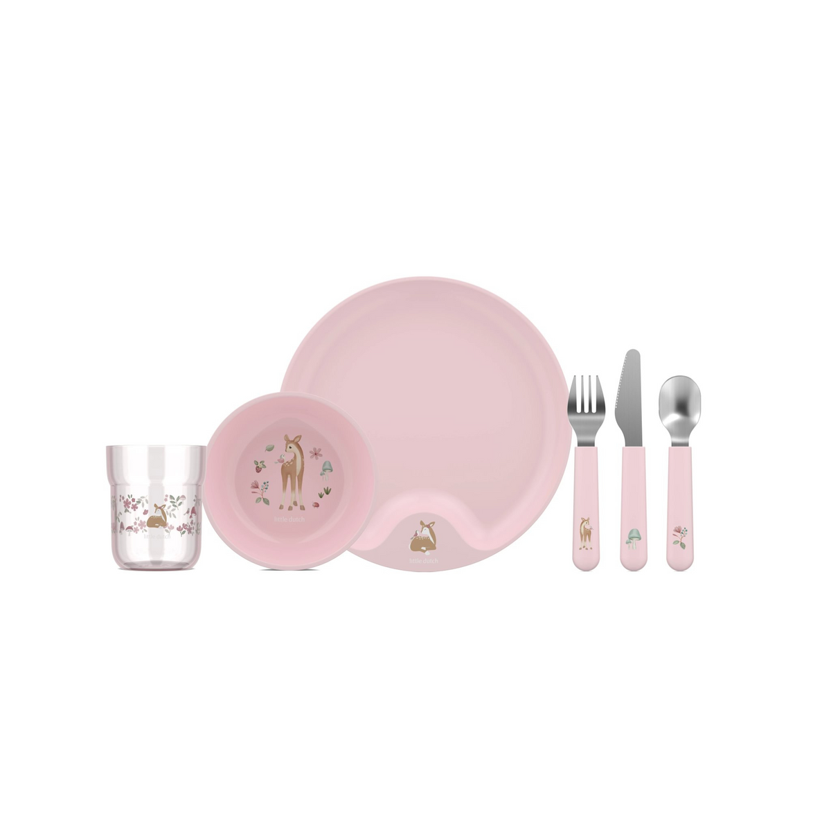 Set Children's Tableware 6-Piece Fairy Garden