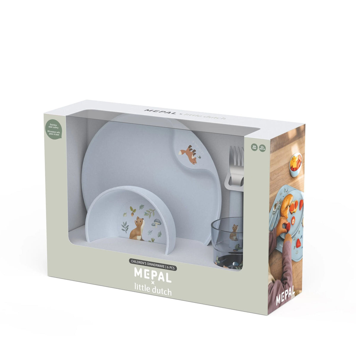 Set Children's Dinnerware Mio 6-Piece - Forest Friends