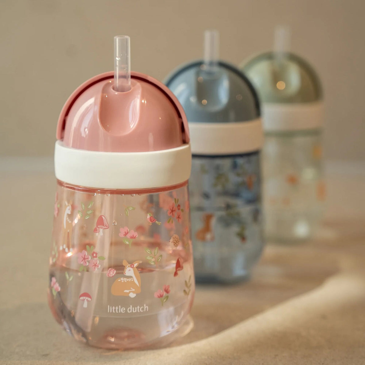 Straw cup 300 ml Fairy Garden