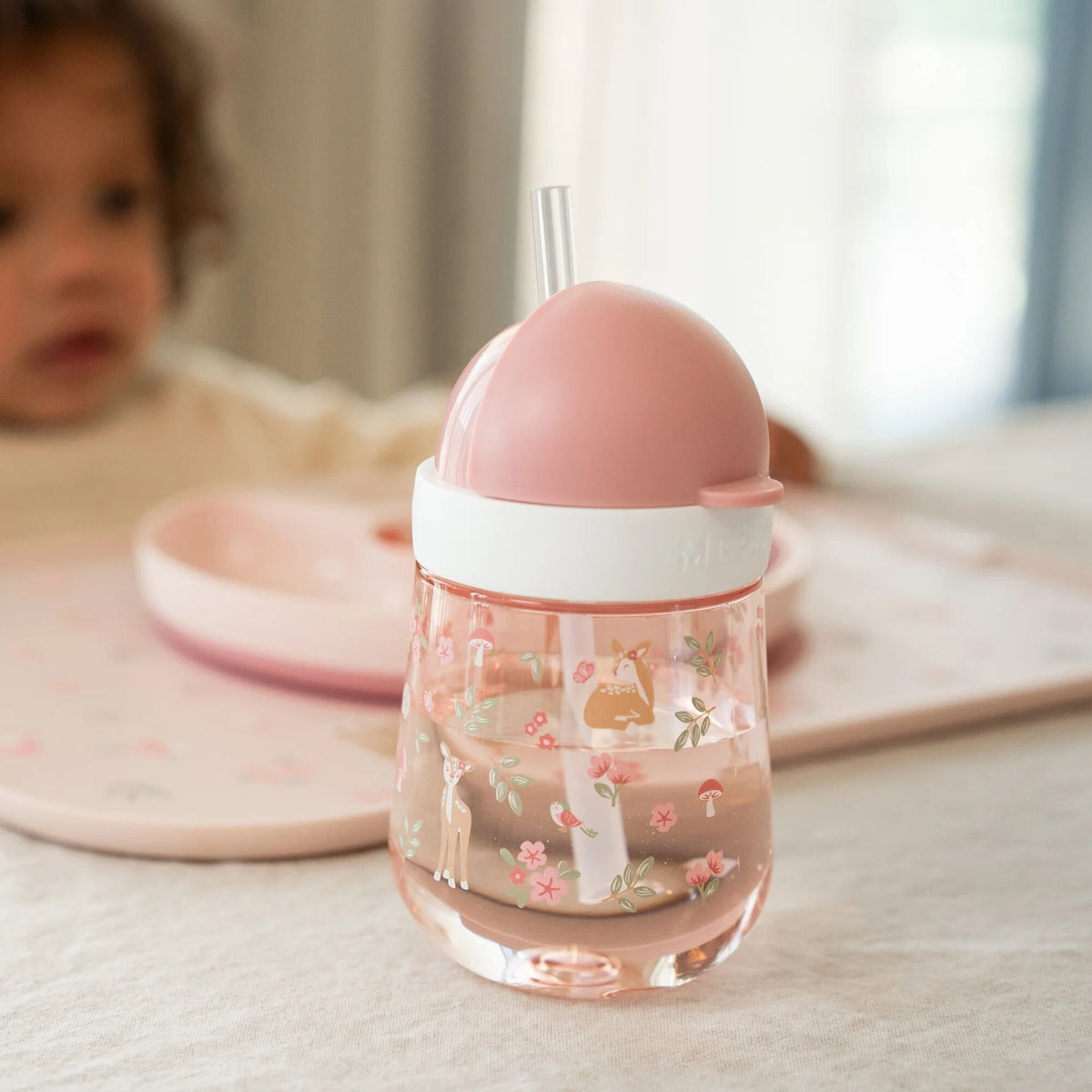 Straw cup 300 ml Fairy Garden