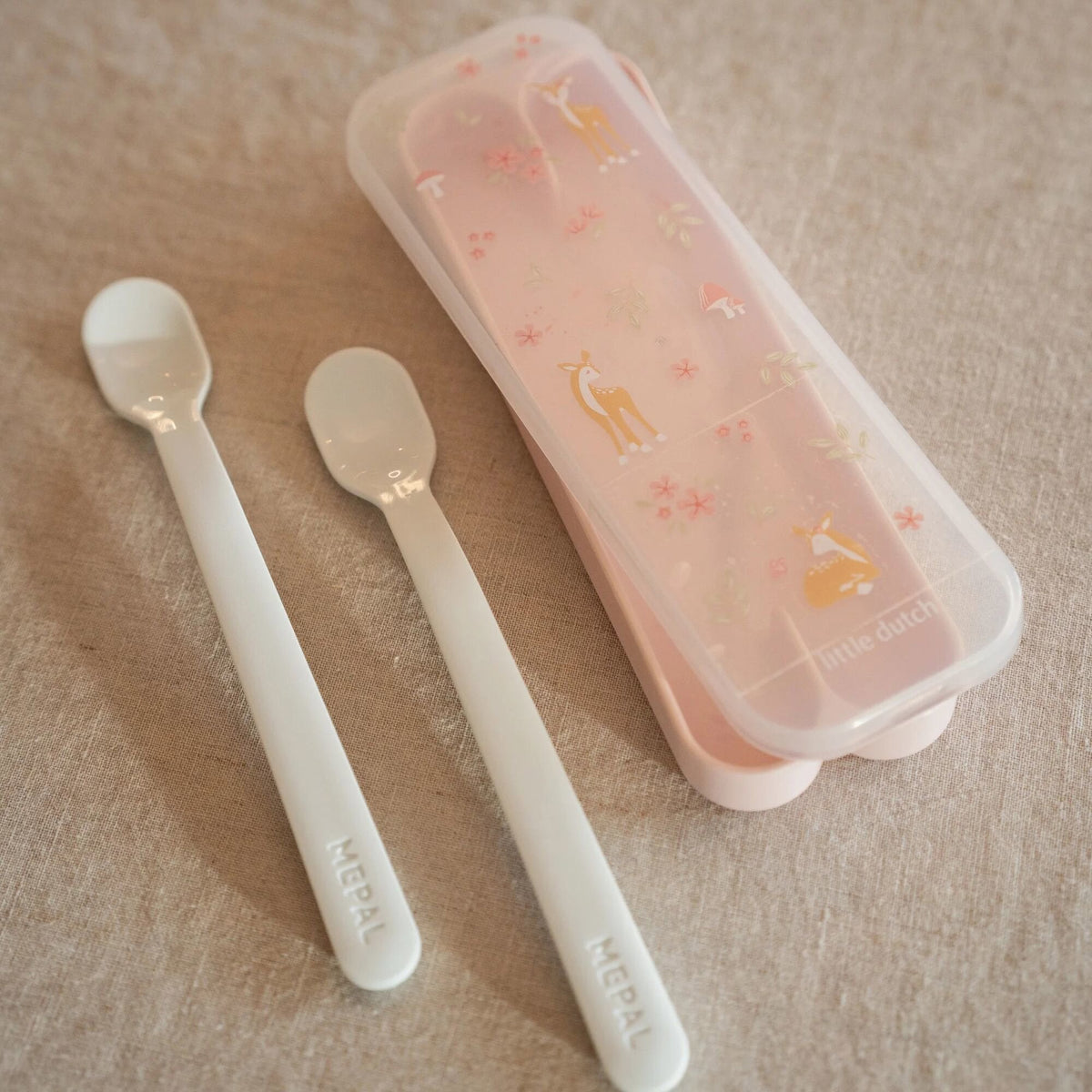 Set Baby Spoon 2 Pieces Fairy Garden