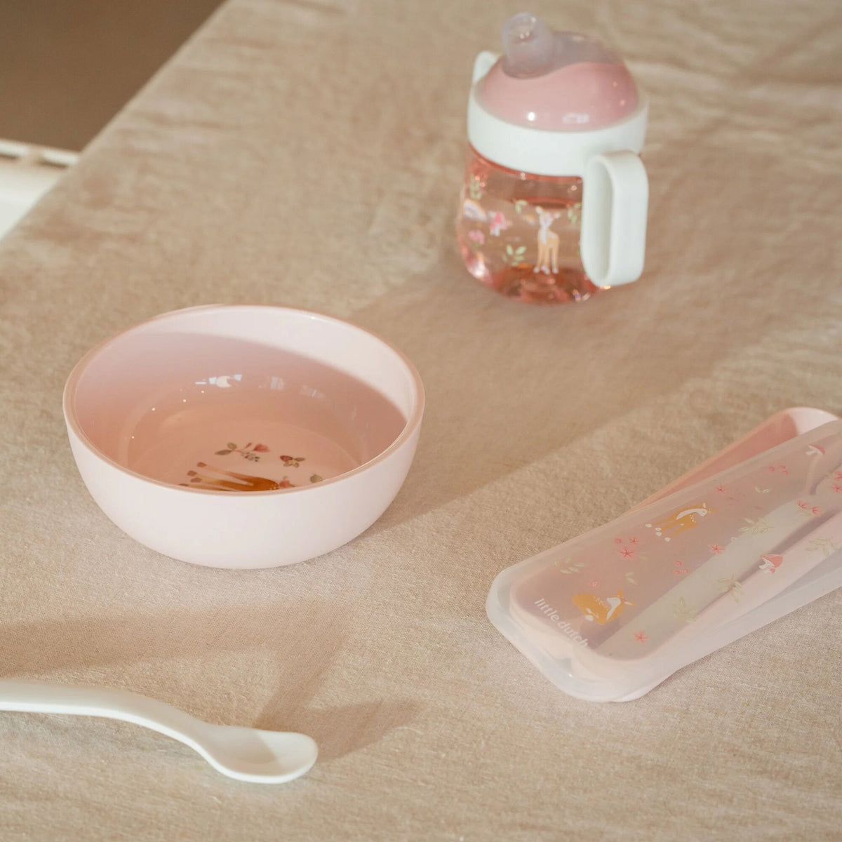 Set Baby Spoon 2 Pieces Fairy Garden