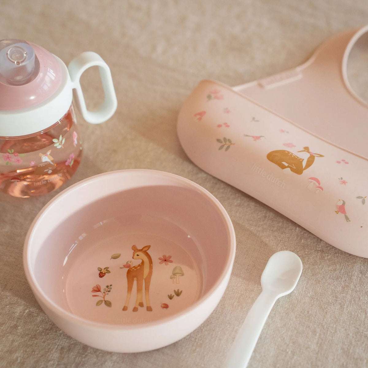 Set Baby Spoon 2 Pieces Fairy Garden