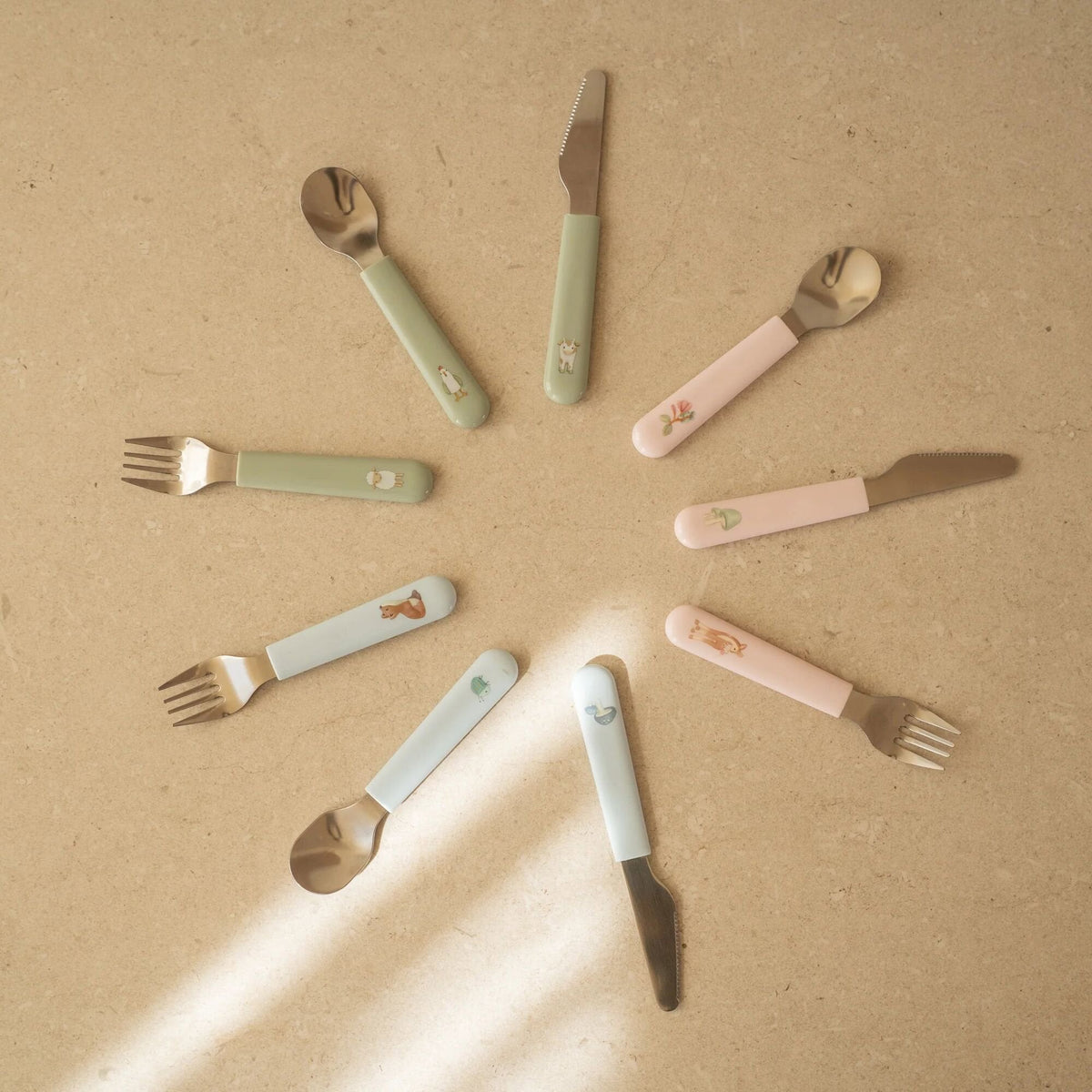 Children's cutlery set 3-Piece Fairy Garden