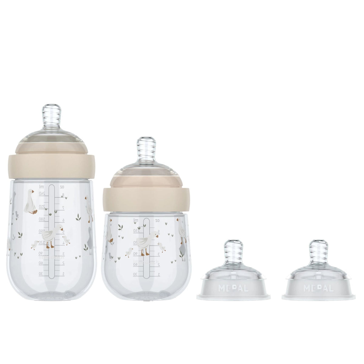 Starter Set Baby Bottles Mio 4-Piece - Little Goose