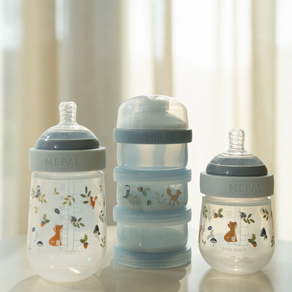 Milk powder tower 3-Piece Forest Friends