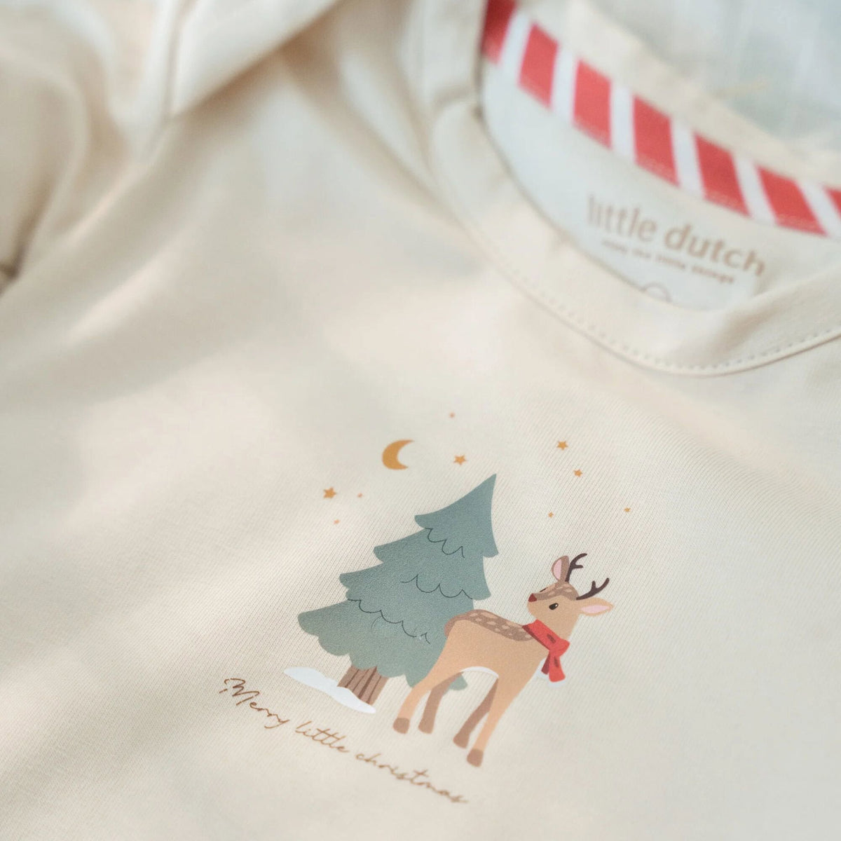2-pack Christmas romper long sleeve – Beige