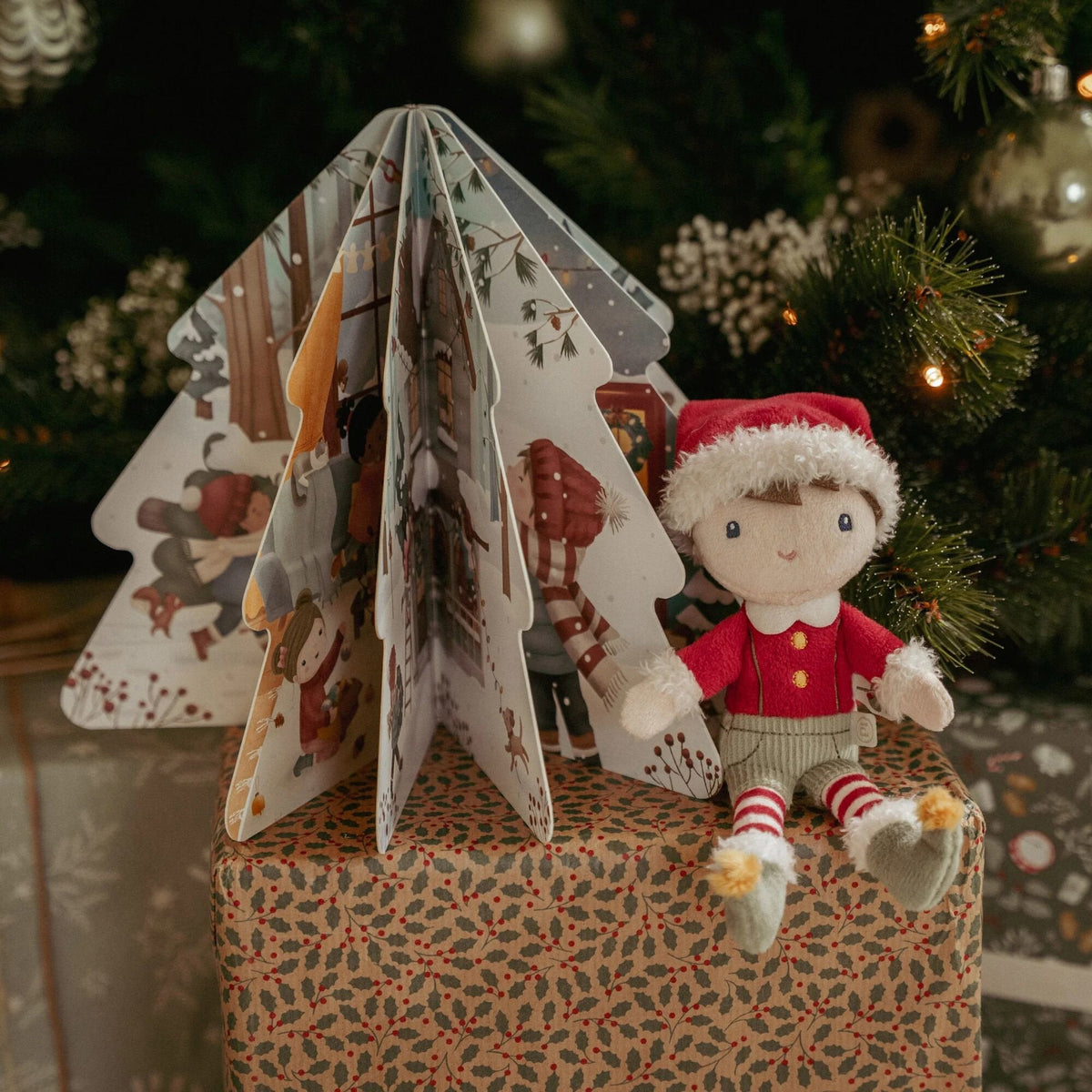 Christmas book with Jim plush - Gift set - NL