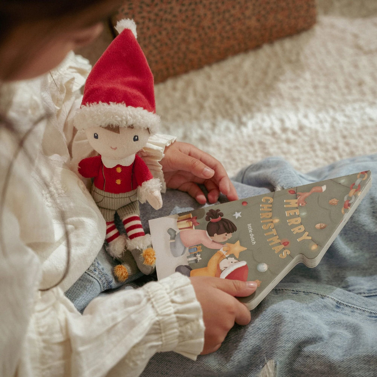 Christmas book with Jim plush - Gift set - NL