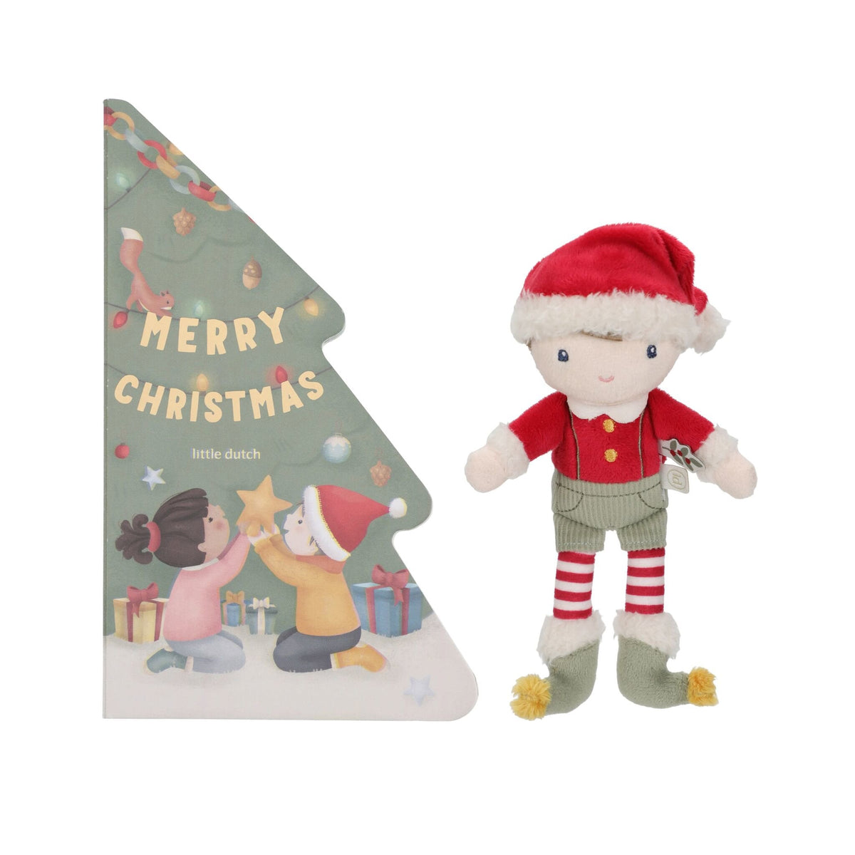 Christmas book with Jim plush - Gift set - NL