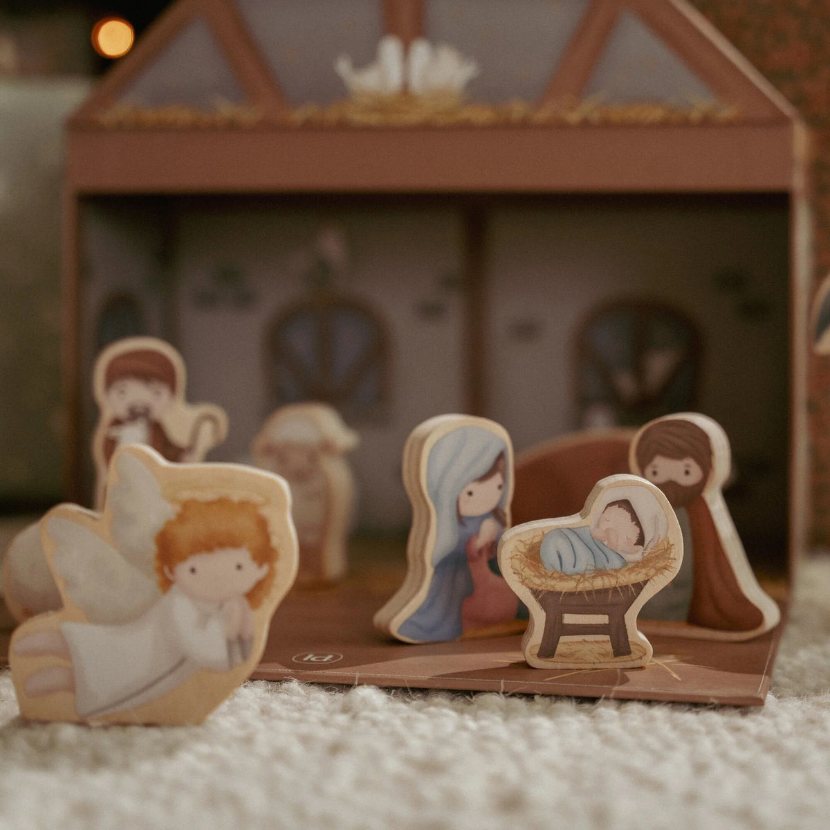 Nativity play case - green - essentials