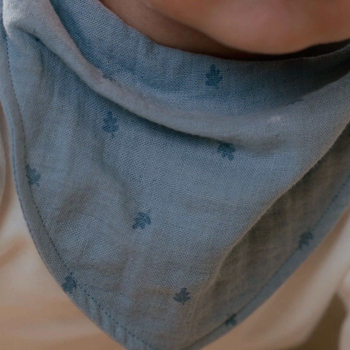 2-pack bandana bib - Blue - Essentials