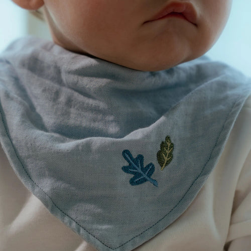 2-pack bandana bib - Blue - Essentials