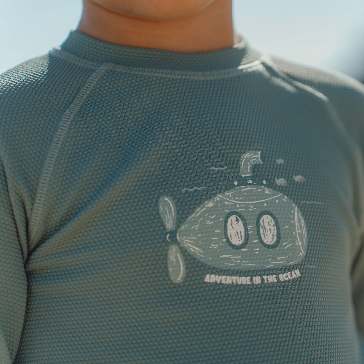 Swim shirt long sleeve - UPF 40 - Green