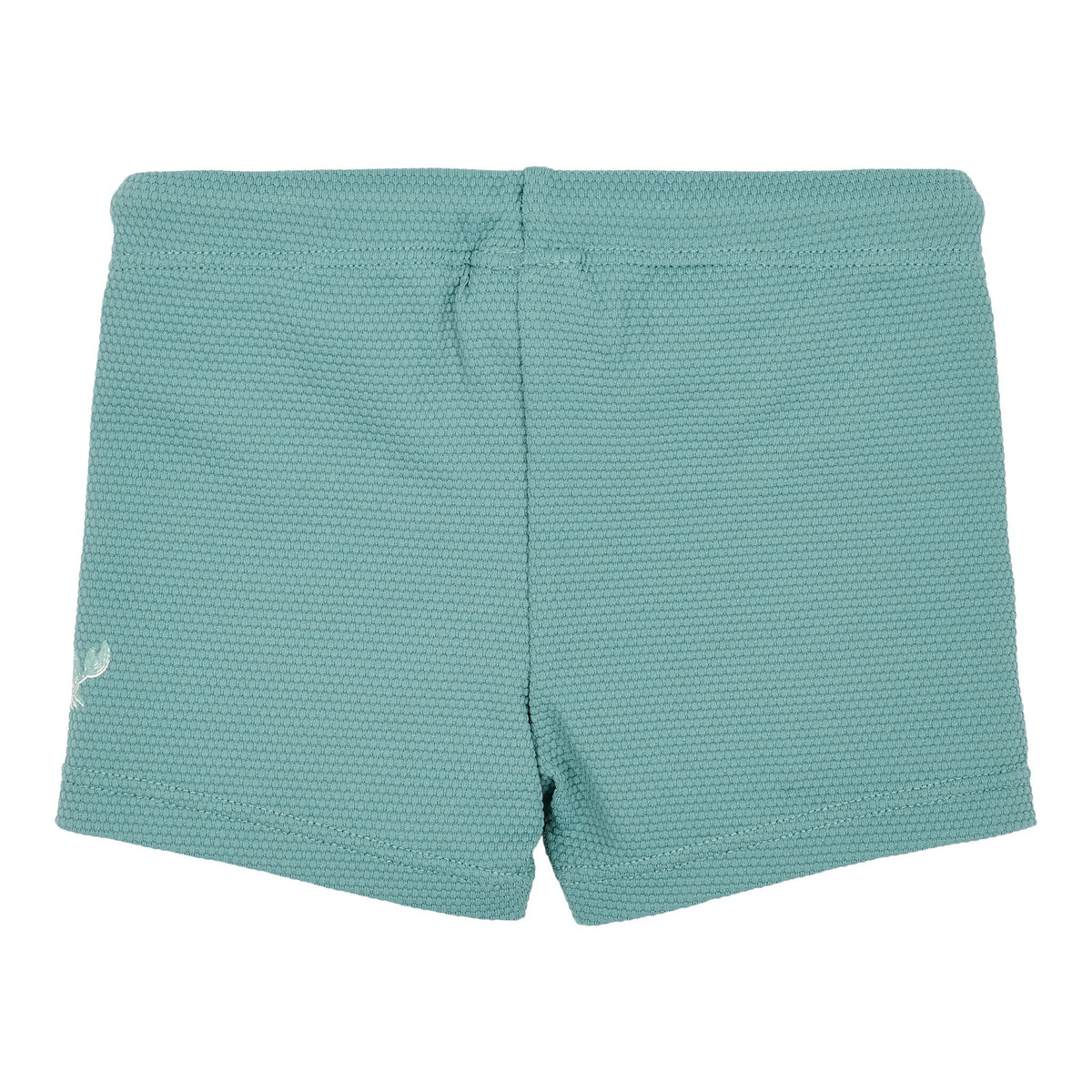 Swim trunks - Green - Waffle texture