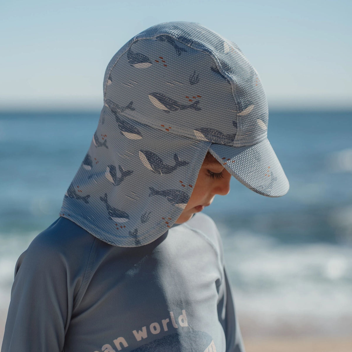 Swim Cap - Blue - Ocean Splash