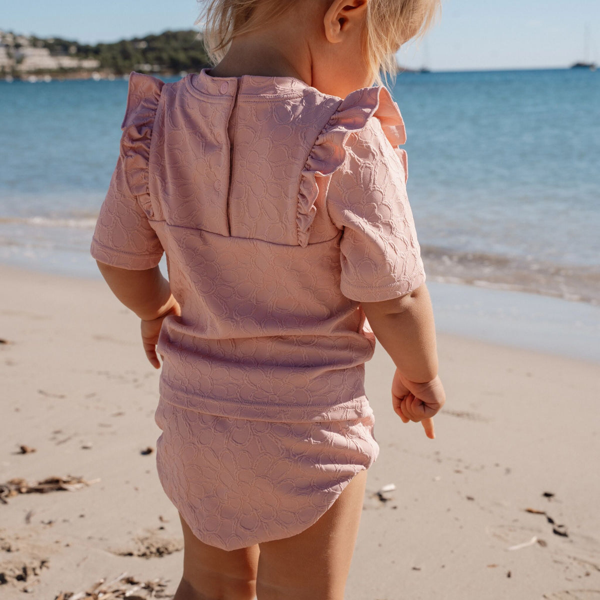 Swim shirt short sleeve - Pink