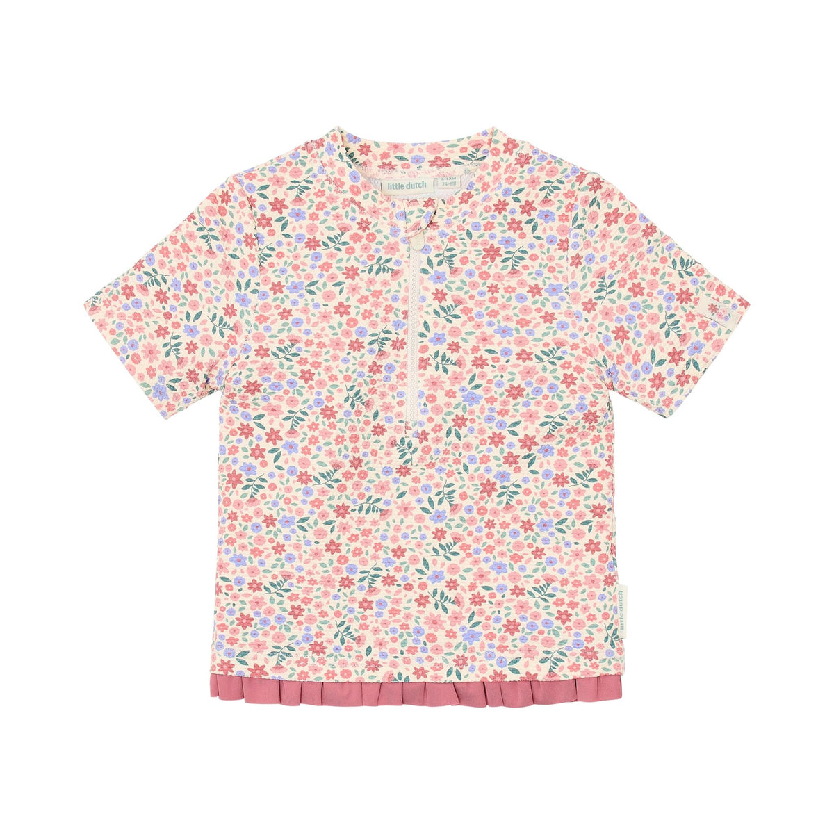 Long sleeve swim shirt - Floral print