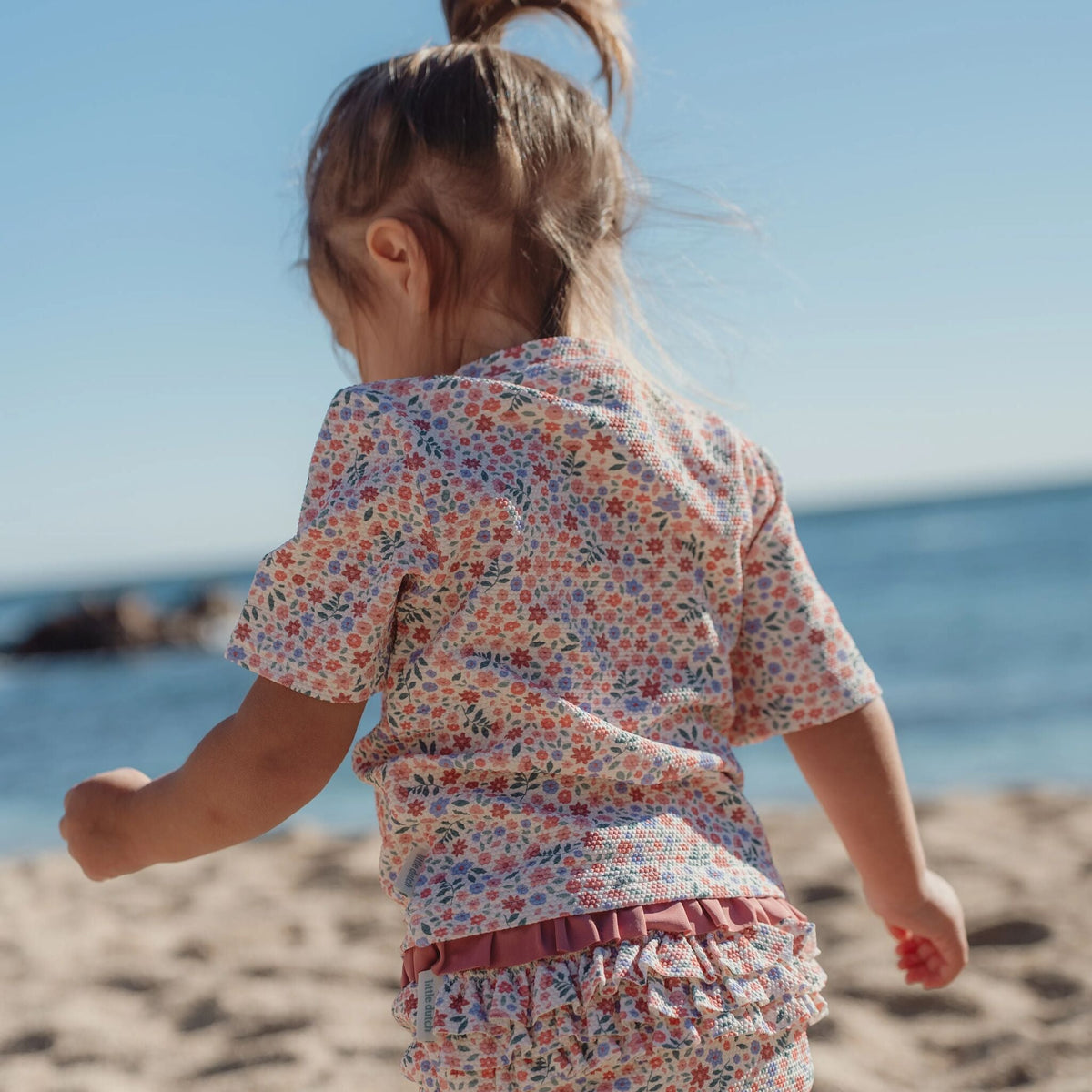 Long sleeve swim shirt - Floral print