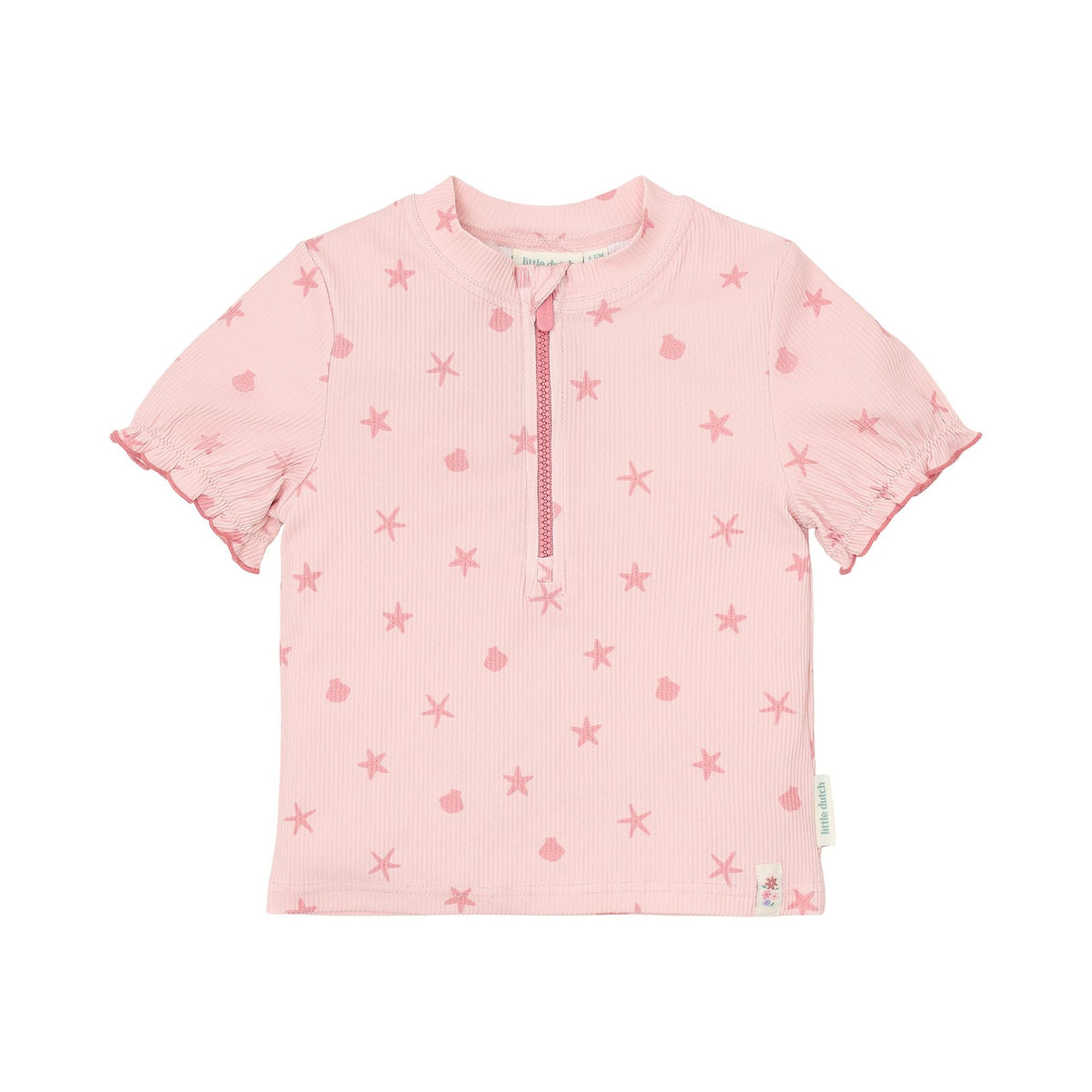 Swim shirt short sleeve - Pink - Shells