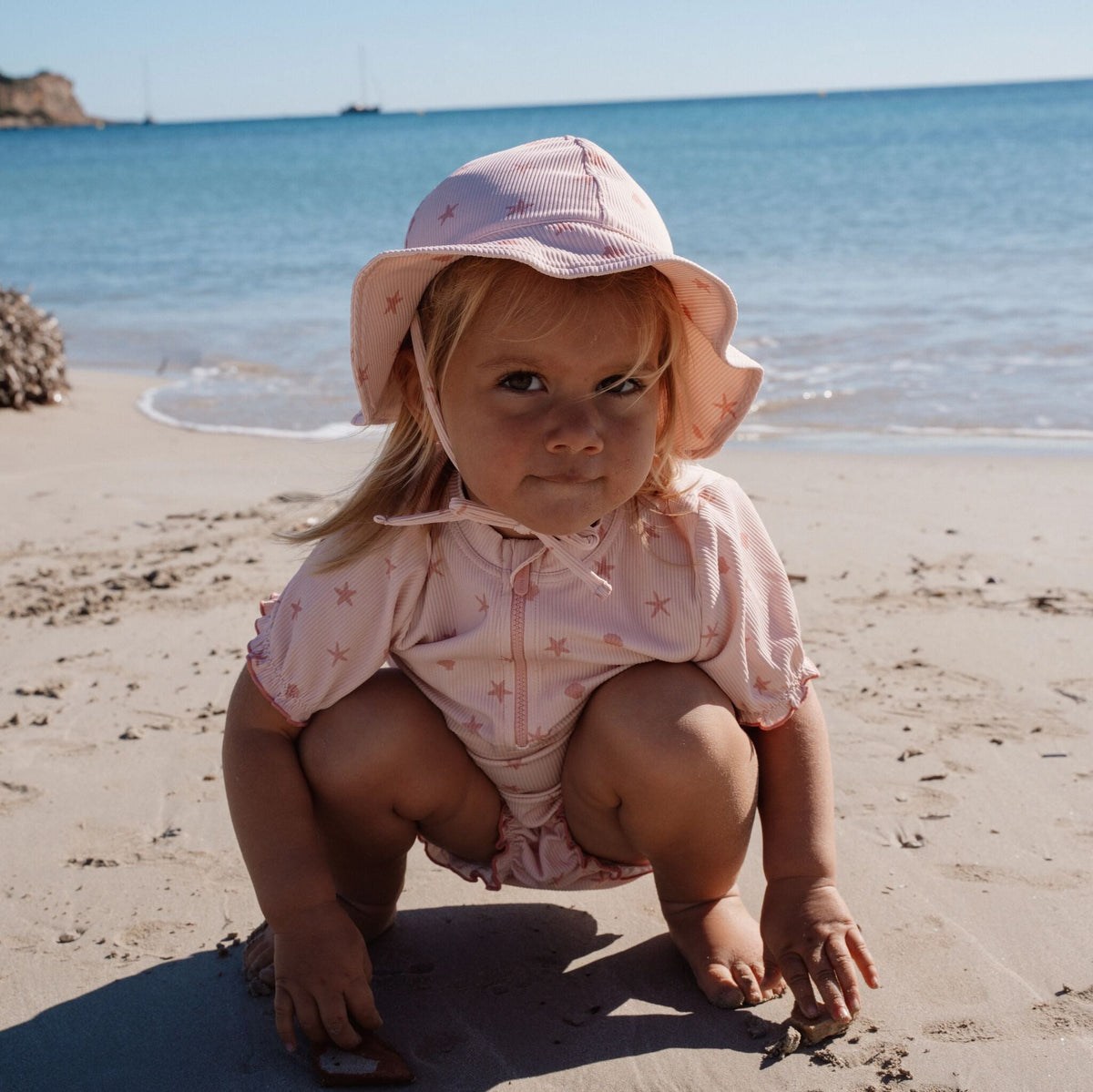 Swim shirt short sleeve - Pink - Shells