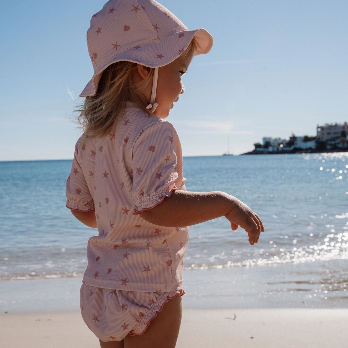 Swim shirt short sleeve - Pink - Shells