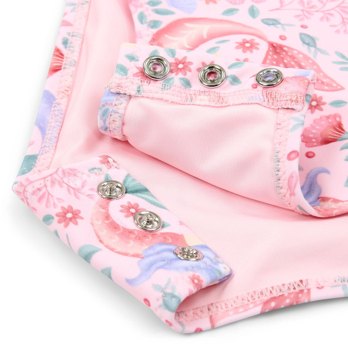 Swimsuit - Pink - Mermaid Print