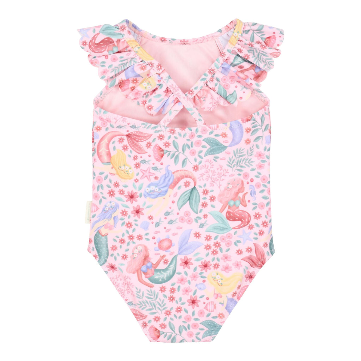 Swimsuit - Pink - Mermaid Print