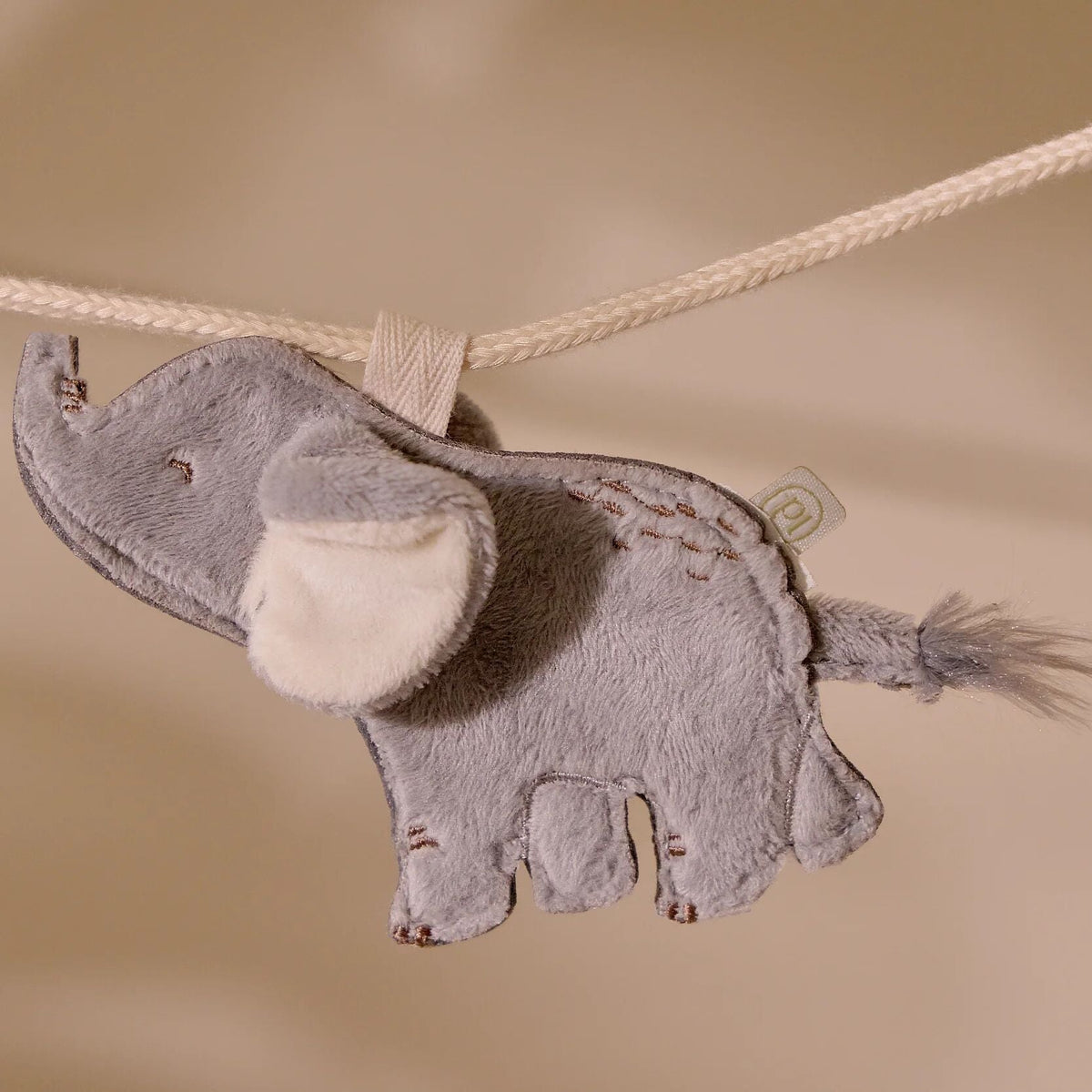 Garland element Elephant - Gray