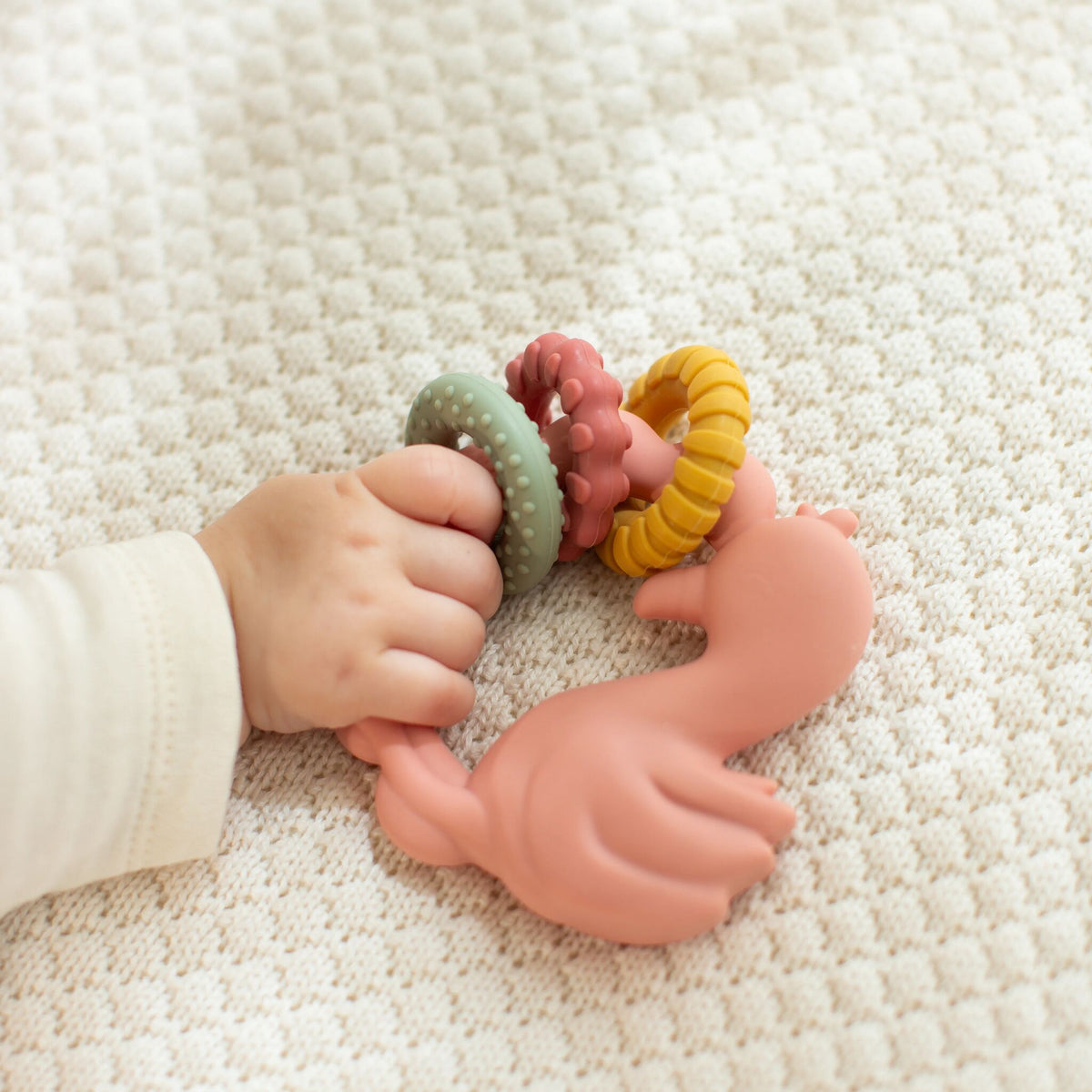 Teething ring Flamingo Pink
