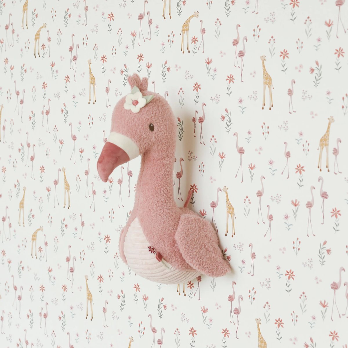 Non-woven wallpaper - Blooming Safari