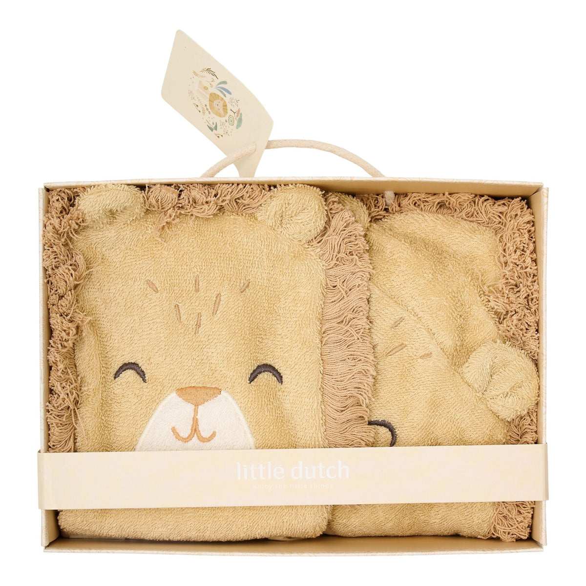Gift box Lion - Yellow