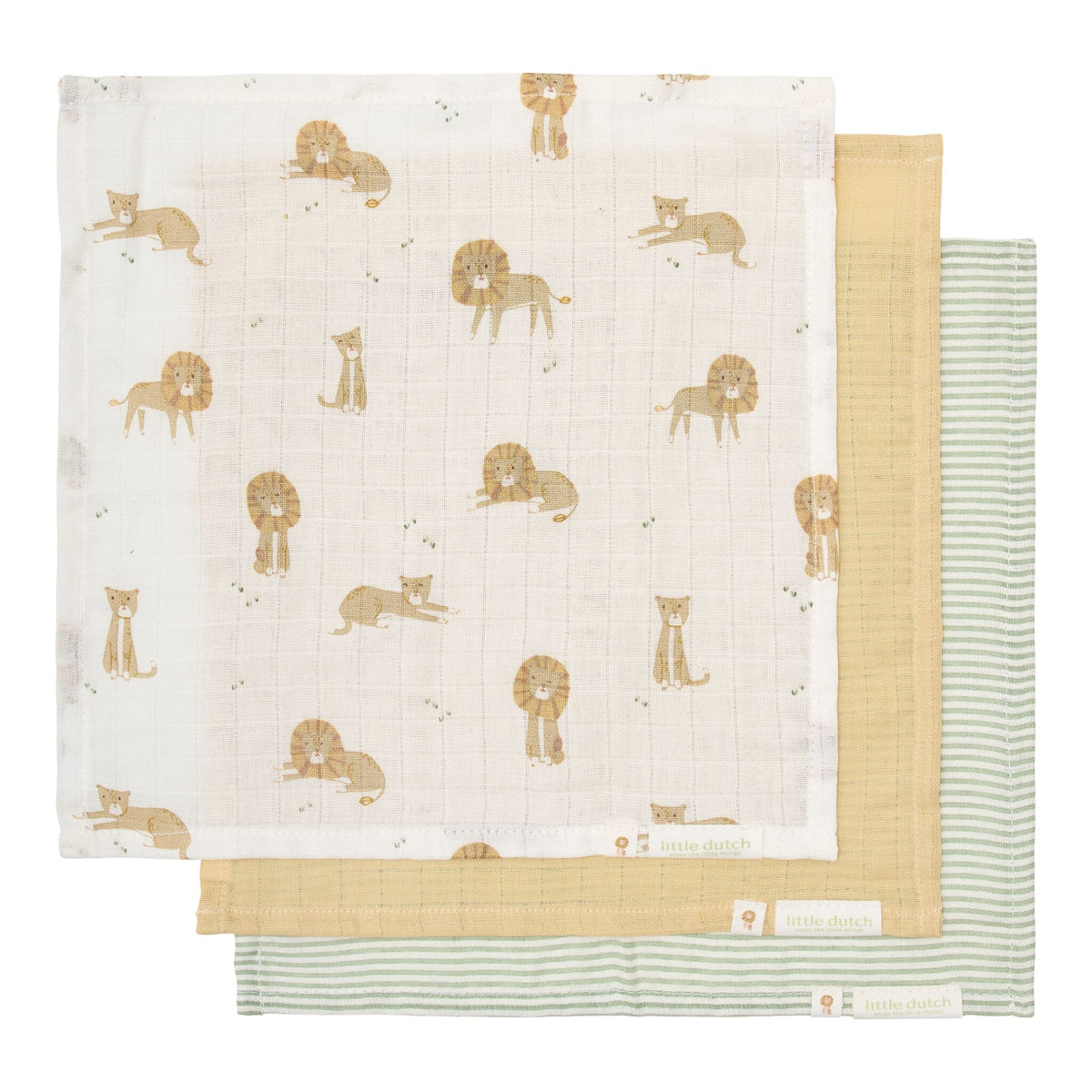 Mouth wipes set - Safari Leo