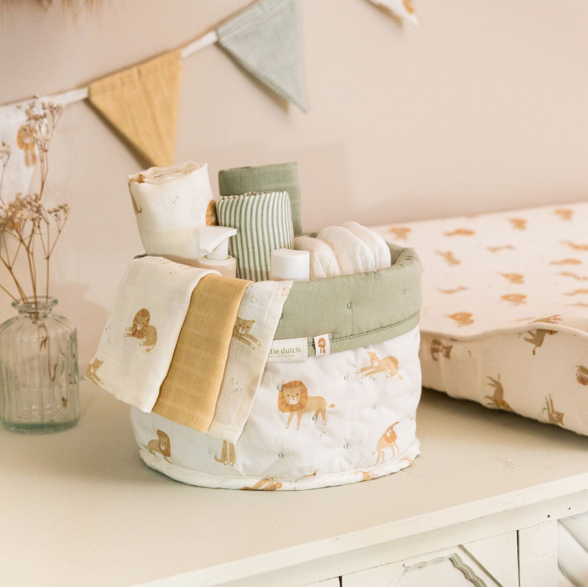 Mouth wipes set - Safari Leo