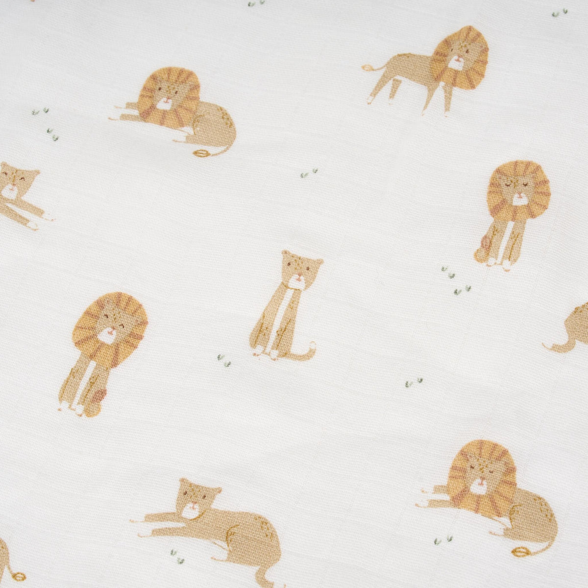 Crib Fitted Sheet - Safari Leo
