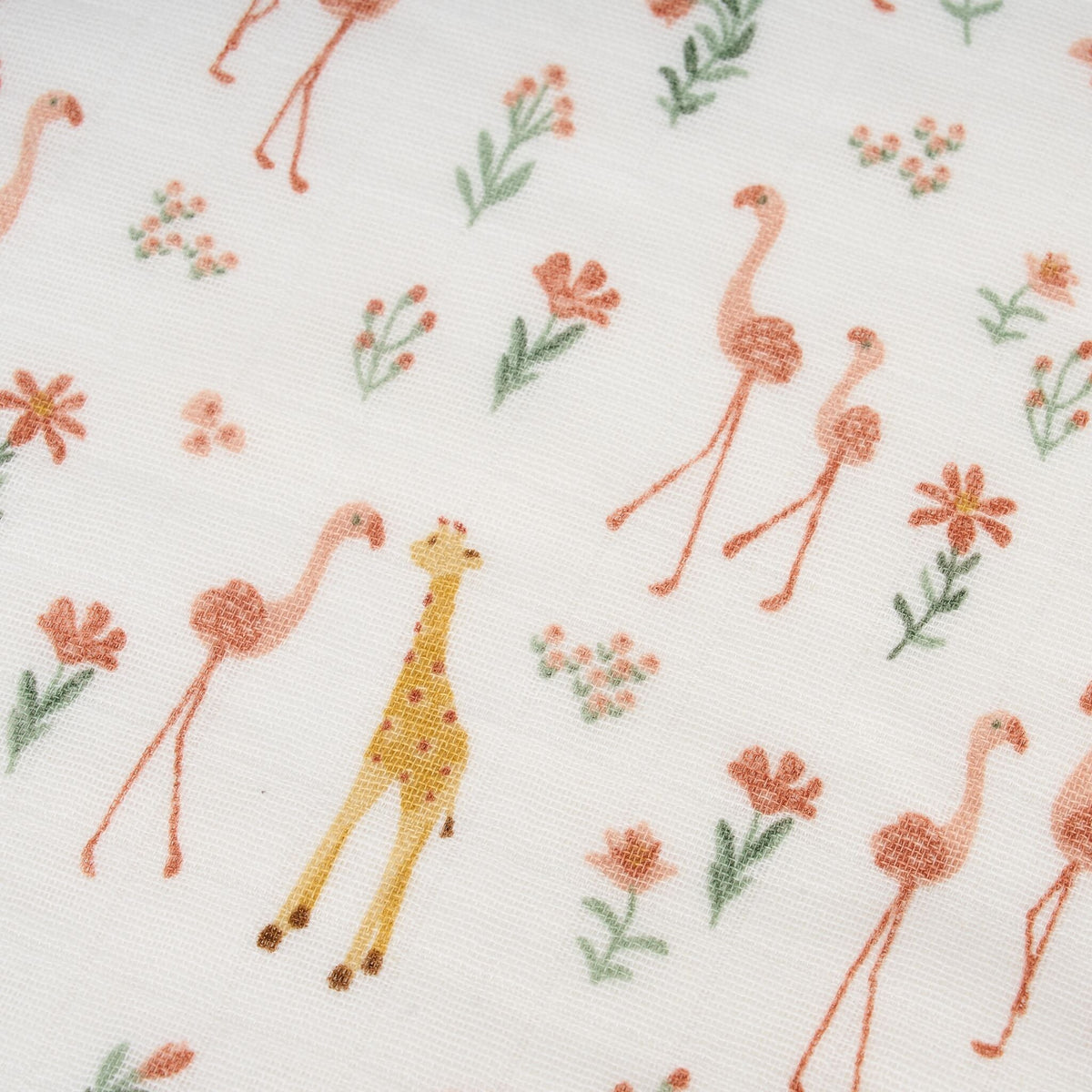 Fitted sheet - Blooming Safari